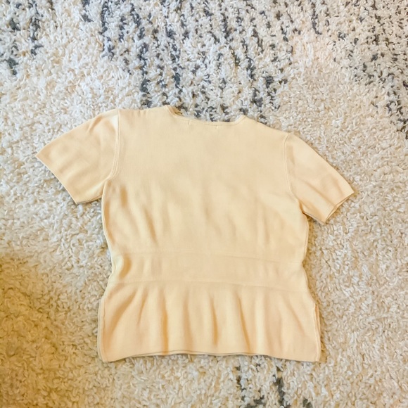 SOLD Vintage Liz Claiborne Pastel 100% Silk Top - Picture 3 of 6
